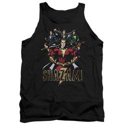Shazam Movie - Mens Group Of Heroes Tank Top