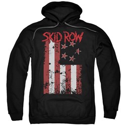 Skid Row - Mens Flagged Pullover Hoodie