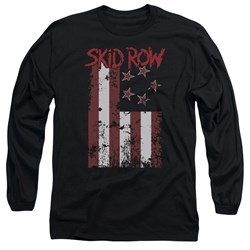 Skid Row - Mens Flagged Long Sleeve T-Shirt
