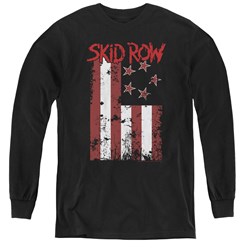 Skid Row - Youth Flagged Long Sleeve T-Shirt