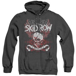 Skid Row - Mens Winged Skull Hoodie