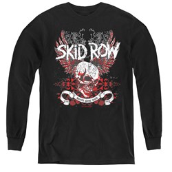 Skid Row - Youth Winged Skull Long Sleeve T-Shirt