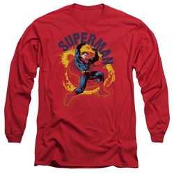 Superman - Mens A Name To Uphold Long Sleeve T-Shirt