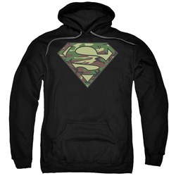 Superman - Mens Camo Logo Hoodie