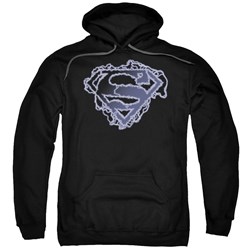 Superman - Mens Electric Supes Shield Hoodie