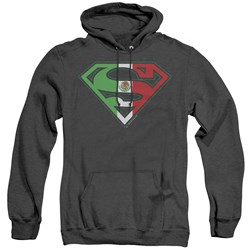Superman - Mens Mexican Flag Shield Hoodie