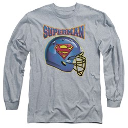 Superman - Mens Helmet Long Sleeve T-Shirt