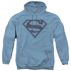 Superman - Mens Blue&Navy Shield Pullover Hoodie