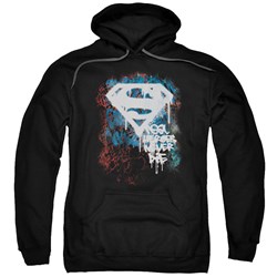 Superman - Mens Real Heroes Never Die Hoodie