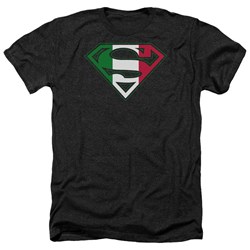 Superman - Mens Italian Shield Heather T-Shirt