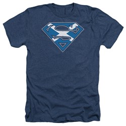 Superman - Mens Scottish Shield T-Shirt In Navy