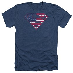 Superman - Mens U S Shield T-Shirt In Navy
