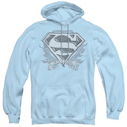 Superman - Mens Sketchy Crest Shield Pullover Hoodie