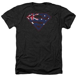 Superman - Mens Australian Shield Heather T-Shirt