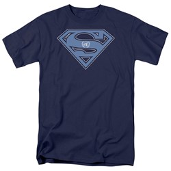 Superman - U.N. Shield Adult T-Shirt In Navy