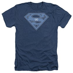 Superman - Mens U N Shield Heather T-Shirt