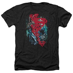 Superman - Mens Gritty Heather T-Shirt