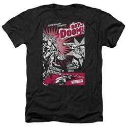 Superman - Mens Day Of Doom Heather T-Shirt