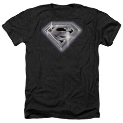 Superman - Mens Bling Shield Heather T-Shirt