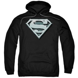 Superman - Mens Chrome Shield Hoodie