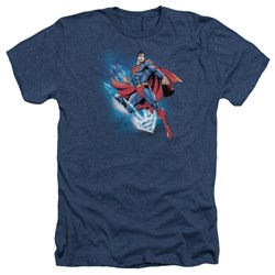 Superman - Mens Crystallize T-Shirt In Navy