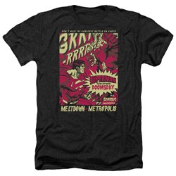 Superman - Mens Metropolis Meltdown Heather T-Shirt