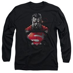Superman - Mens Heat Vision Charged Longsleeve T-Shirt