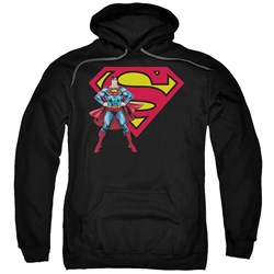 Superman - Mens Superman & Logo Hoodie
