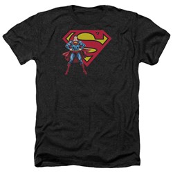Superman - Mens Superman & Logo Heather T-Shirt