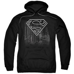 Superman - Mens Skyline Hoodie