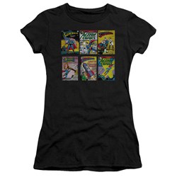Superman - Sm Covers Juniors T-Shirt In Black