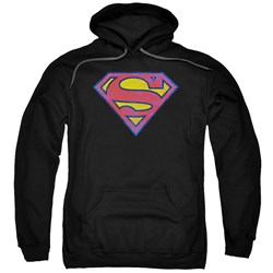 Superman - Mens Sm Neon Distress Logo Hoodie