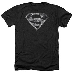 Superman - Mens Urban Camo Shield Heather T-Shirt
