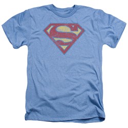 Superman - Mens Super S T-Shirt In Light Blue
