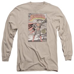Superman - Mens Taos Cover Long Sleeve Shirt In Sand