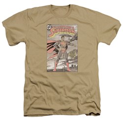Superman - Mens Taos Cover T-Shirt In Sand