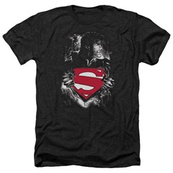 Superman - Mens Darkest Hour Heather T-Shirt