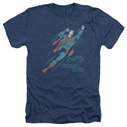 Superman - Mens Frequent Flyer T-Shirt In Navy