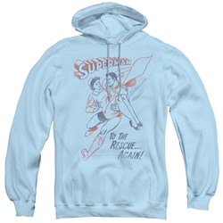 Superman - Mens To The Rescue Pullover Hoodie