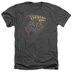 Superman - Mens Zod Greetings T-Shirt In Charcoal