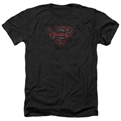 Superman - Mens Brick S Heather T-Shirt
