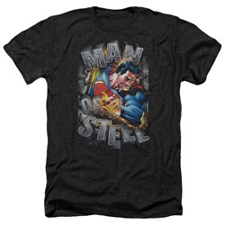 Superman - Mens Ripping Steel Heather T-Shirt