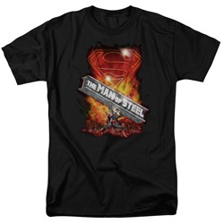 Superman - Mens Steel Girder T-Shirt In Black