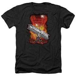 Superman - Mens Steel Girder Heather T-Shirt