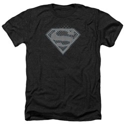 Superman - Mens Checkerboard Heather T-Shirt