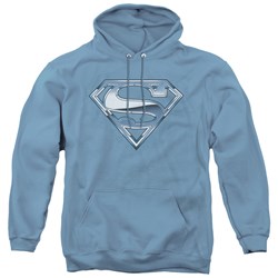 Superman - Mens Tribal Chrome Shield Pullover Hoodie