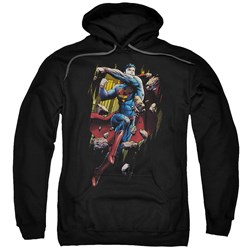 Superman - Mens Flying Determination Hoodie