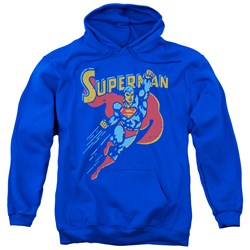 Superman - Mens Life Like Action Pullover Hoodie