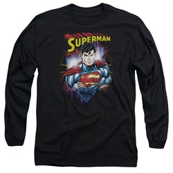 Superman - Mens Glam Longsleeve T-Shirt
