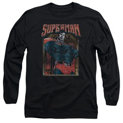 Superman - Mens Head Bang Longsleeve T-Shirt
